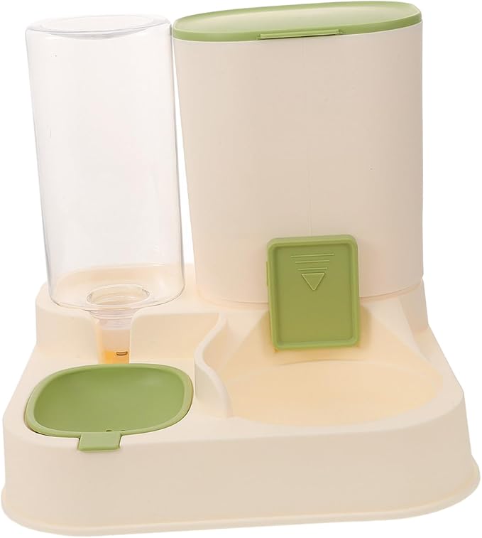Large Capacity Automatic PET Water Feeder Dry Wet Separation Water and Food Dispenser for Dogs and Cats Detachable Design Fall Feature