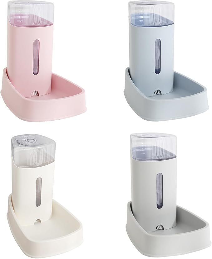 Elegant Automatic Waterer Food Feeder Water Dispenser Auto Feeder Fed for Small Medium and Large Cats Dogs