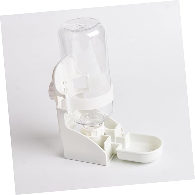 Pet Automatic Water Feeder for Dogs and Cats Gravity Drinking Tool Easy to Use Smooth Surface for Home Pet Shops White Color