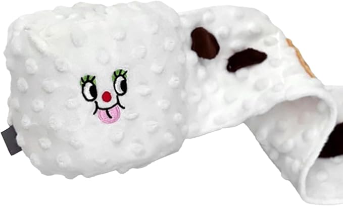 Fydun Plush Toilet Paper Toy, Dog Snuffle Interactive Toys Toy, L Lightweight and Easy Chew for Dogs Pets to Carry Hiding Food Cute Appearance Ligence Olfactory Abilities