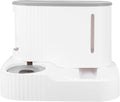 balacoo Automatic Pet Feeder Cat Water Dispenser Detachable Design for Small Dogs and Cats Continuous Food and Water Supply Easy to Visible Window for Monitoring Refill Needs