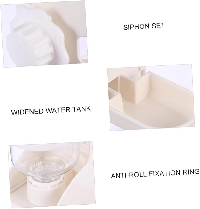 HANABASS Pet Water Feeder for Dogs Automatic Drinking Kettle Gravity Waterer Pet Water Station Leak Design Easy to Use for Dogs Cats