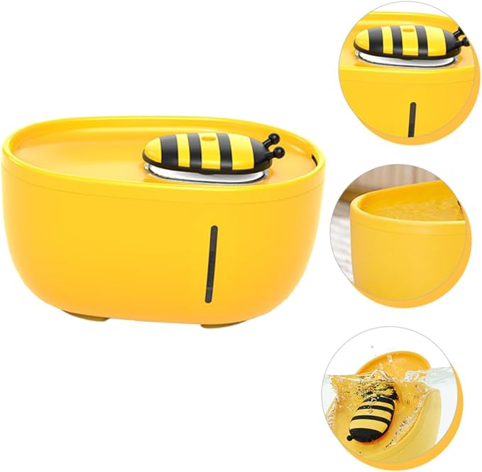 Milisten Automatic Pet Water Feeder Compact Drinking Bowl for Cats Dogs Easy to Store for Pets Convenient Cycle Water Dispenser for Home Outdoors
