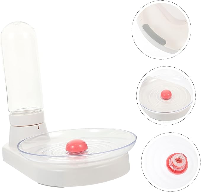 VICASKY Creative Pet Water Feeder Automatic Water Dispenser for Dogs Cats Stable Base for Home Use for Busy Pet Owners