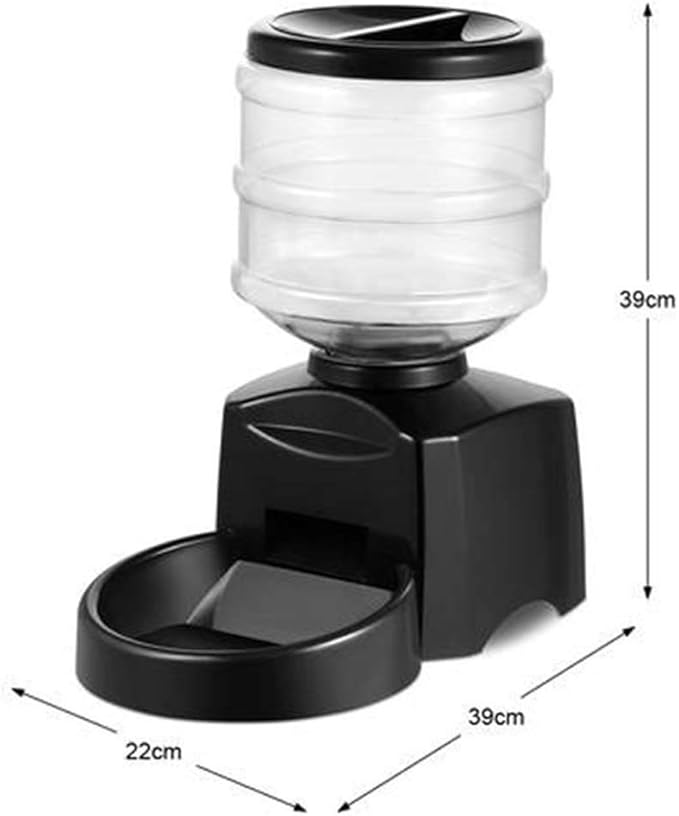 Pet Automatic Feeding Device Feeding Machine Dog and Cat Device Pet Feeding Timing Quantitative Feeding Machine 5.5L Intelligent Portable