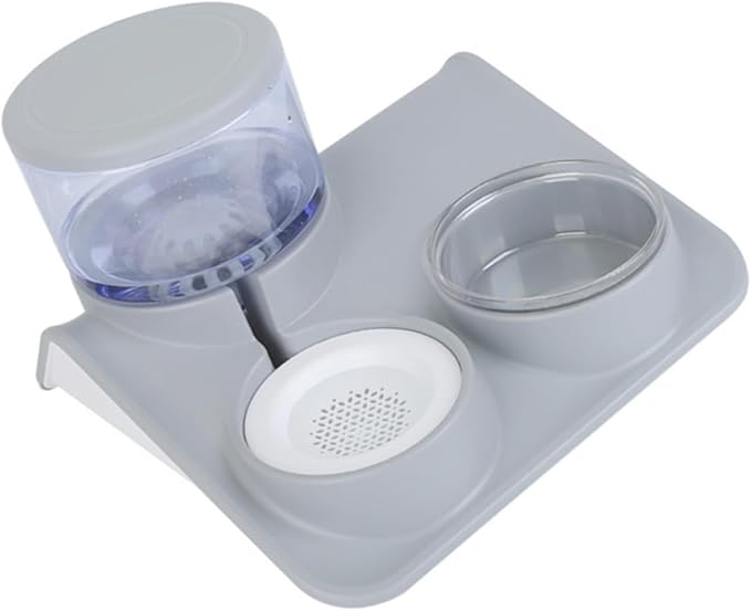 Toyvian Automatic PET Drinking Feeder 1.5L Water Dispenser for Dogs Cats Plastic PET Water Bowl Non-Slip Base for Home Use