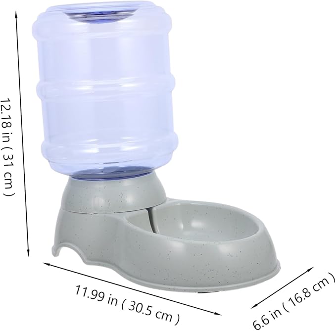 Yardwe Large Capacity Automatic PET Water Dispenser Self-Refilling Dog Water Feeder Filtration for Small Pets and Dog Crates