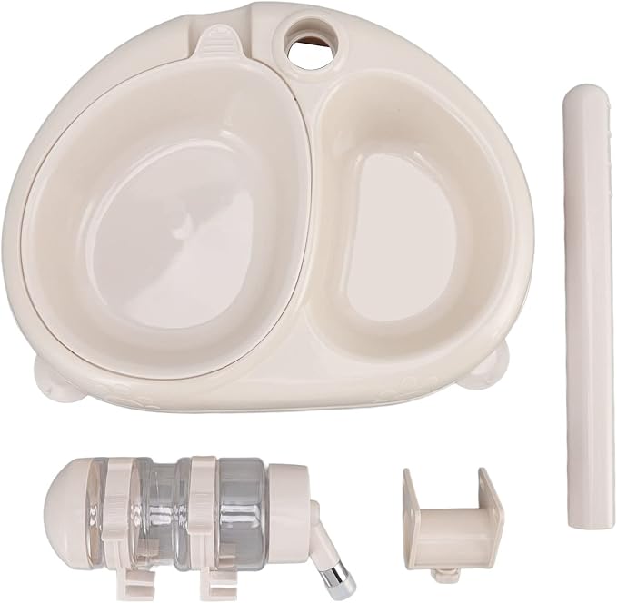 Zerodis Pet Water Dispenser Bowl, Automatic Pet Water Dispenser Dog Standing Water Food Feeder Prevent Slip Adjustable Height Cat and Dog Water Bowl