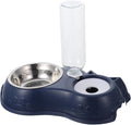 BESPORTBLE 1set Automatic Pet Feeder Dual Bowls for Cats and Dogs Non- Design Easy to Food and Water Dispenser for Busy Pet Owners Stylish Home Decor