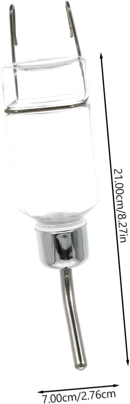 2pcs Hanging Water Dispenser for Dogs Automatic Pet Drinking Tool Leakproof Water Holder Easy to Clean Transparent Design for Convenient Hydration