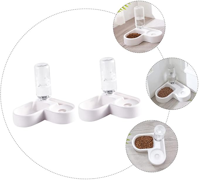 NOLITOY 2pcs Automatic Pet Water Feeder Practical Feeding Bowl for Dogs Cats and Non- Design for Stability Automatic Water Dispenser