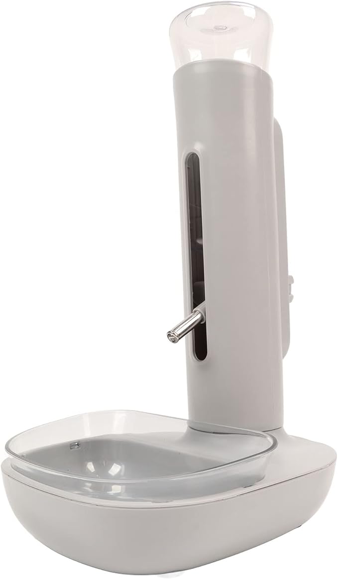 Dog Water 680ml, Automatic Cat Water Dispenser with Detachable Bowl Standing Pet Drinking Feeder for Dogs Cats