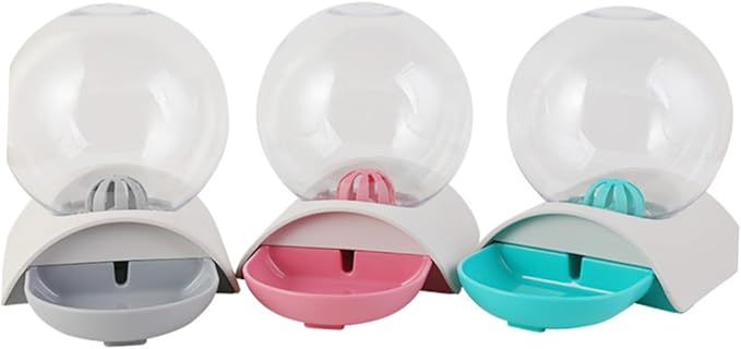 HANABASS Automatic Pet Water Dispenser Smooth Drinking Bowl for Cats and Dogs Blue Unique Design Prevents Spills for Home Decor Easy to Clean