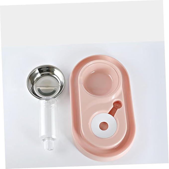 BESPORTBLE Automatic Dog Water Bowl Pet Water Feeder Stainless Steel Auto Fill Dual Bowl Easy Clean