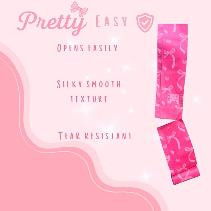 Pretty Dog Poop Bags - 150 Count, Certified Home Compostable, Leakproof, Extra Thick, Tear Resistant, Pink, Vanilla Scented, Sugar Bows