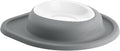 WeatherTech Single Low Pet Feeding System w/Plastic Dog/Cat Bowls - 16 oz (2 Cups) Dark Grey (PSL1602DG)