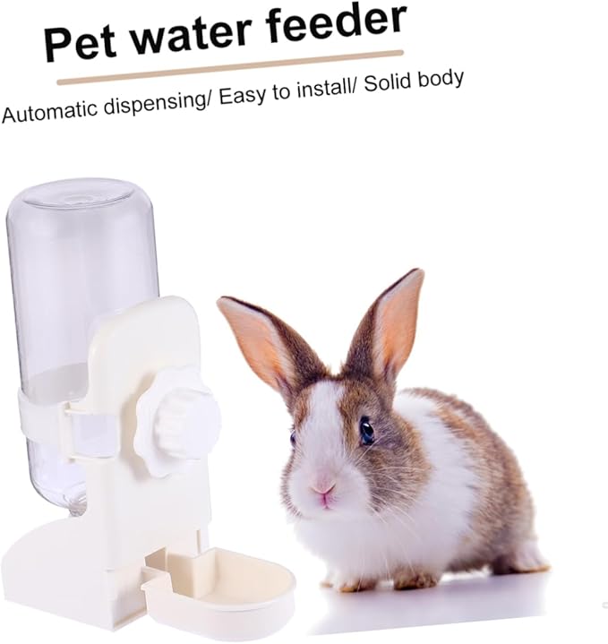 POPETPOP 1Pc Hanging Dispenser for Pets Automatic Water Feeder for Dogs and Cats Leak Design for Indoor and Outdoor Use Safe Drinking Water