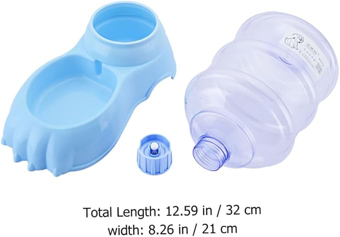 SUPVOX Non-Slip Base Pet Water Feeder Automatic Cat Bowl Large Dog Drinking Bowl Portable Water Dispenser for Dogs