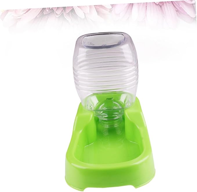 FRCOLOR 3pcs Pet Water Feeder Creative Drinking Bowl for Dogs Puppies Non-Spill Design Safe Smooth for Home and Pet Shops Green