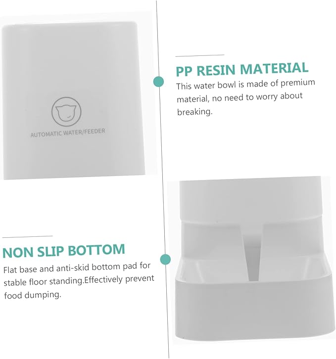 1pc Capacity Pet Water Dispenser for Cats and Dogs Automatic Water Bowl Continuous for Pets Convenient and Practical Drinking Feeder