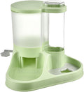 Cat Food Dispenser, Transparent 2 in 1 Food and Water Feeder, Automatic Cat Feeder, Transparent Feeding Tool for Cats, Dogs, and Other Animals (A)