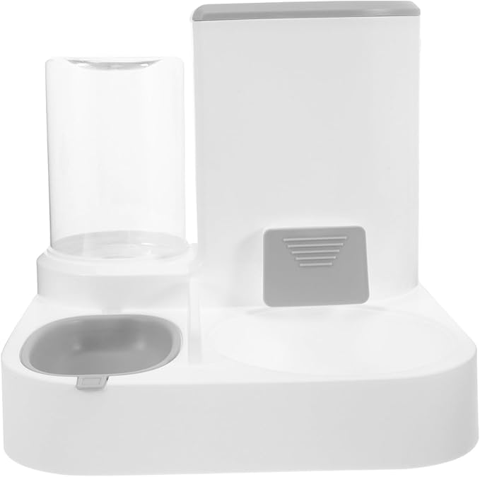 Totority Automatic Pet Water and Food Dispenser Detachable Dog and Cat Feeder Capacity Dry and Wet Separation Easy Design for Pets Convenient Automatic Water Bowl