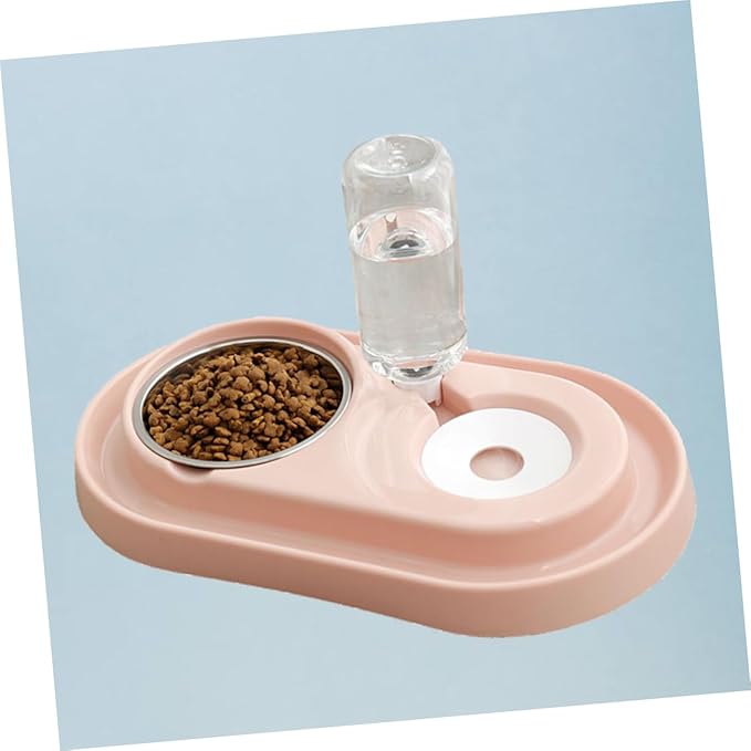 BESPORTBLE Automatic Water Filling Dog Bowl Outdoor Pet Water Feeder Stainless Steel Plastic Dual-use Bowl for Dogs Cats