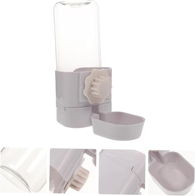 3pcs Portable Dog Water Bottle Cat Dog Water Dispenser Pet Cage Dispenser Hanging Pet Bottle