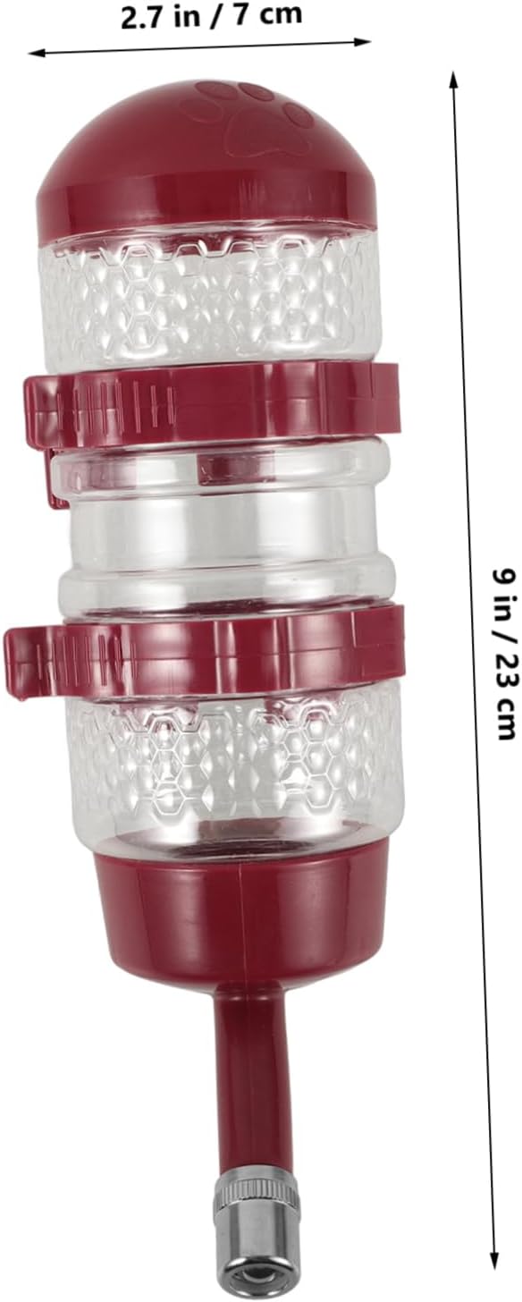 Garneck Cat Water Dispenser for Dogs Hanging Type Automatic Feeder Control Compact Design for Pet Cages Easy to Install for Cats and Dogs