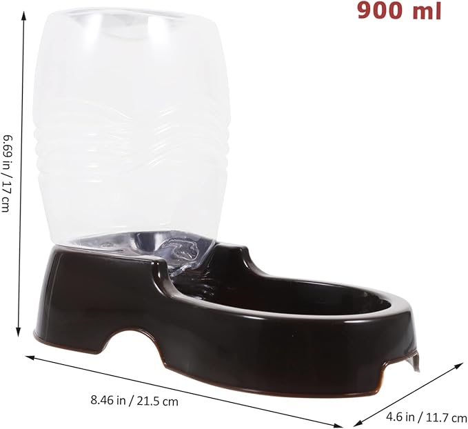 POPETPOP Cat Dog Pet Water Fountain Automatic Water Dispenser Capacity Easy Refill Pet Bottle Feeder Healthy for Puppies Random Color