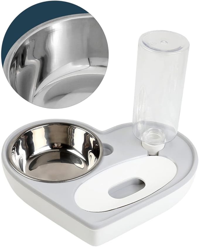 Pet Drinking Supplies Automatic Water Bowl Dog Cat Feeder Heart Design