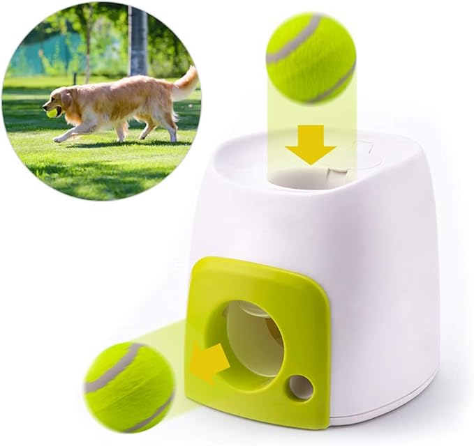 Zerone Interactive Dog Toy, Automatic Pet Treat Dispenser for Cats & Dogs - Smart Feeder with Ball Rolling Function, Training