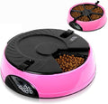 Plastic Green Dog Automatic Feeder Diet Machine Automatic Supply Translucent Cat Mobile Feeding 1.5L Portable
