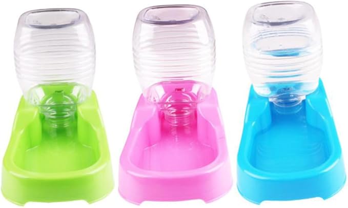 Angoily 2pcs Pet Drinking Bowl for Dogs and Puppies Creative Water Feeder Unique Design Smooth Safe Materials for Home and Pet Shops