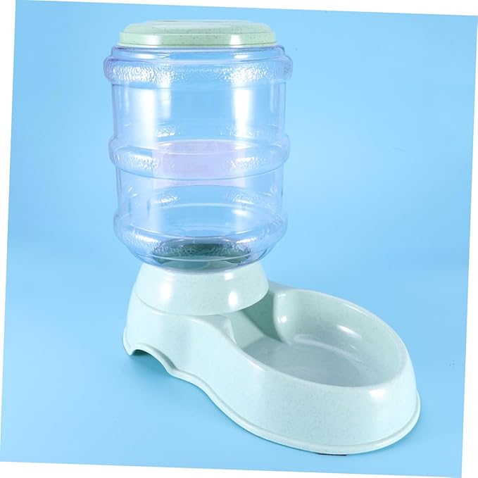 3.8L Automatic PET Food and Water Dispenser for Dogs and Cats Plastic Feeder No-Skid Base for Multiple Pets