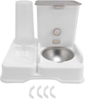 Automatic Pet Feeder Water Dispenser, Double Bowl Set, Large Capacity, Plastic Material, Anti Slip Base, Easy to Clean,for Cats and Dogs, Food and Water Bowl