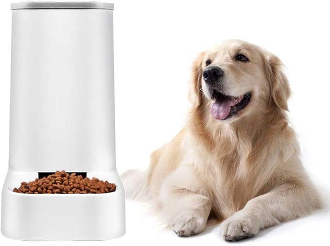 hejhncii Automatic Pet Feeder for Dogs and Cats, Plastic, Multiple Pets