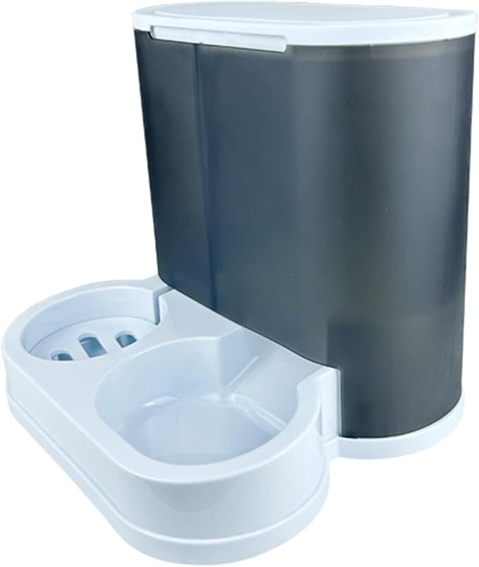 Large Capacity Pet Feeders with Water Dispenser Small Dog Cats Food Bowl Automatic Water Dispenser Watering Feeding Supp