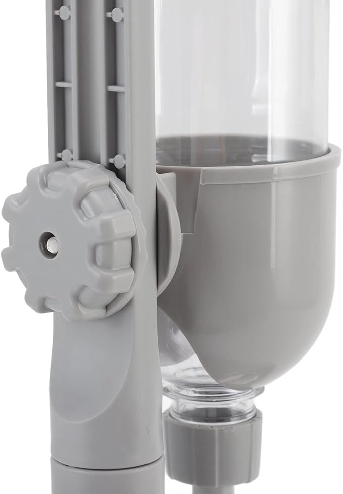 Yosoo Health Gear Pet Automatic Water Feeder Standing Water Dispenser Bowl, 500ml Detachable Adjustable Small Dog Cat Feeding Water Bowl Set, 11 * 7.7 * 15.4 in Automatic Water Food Feeder Bowl Stand