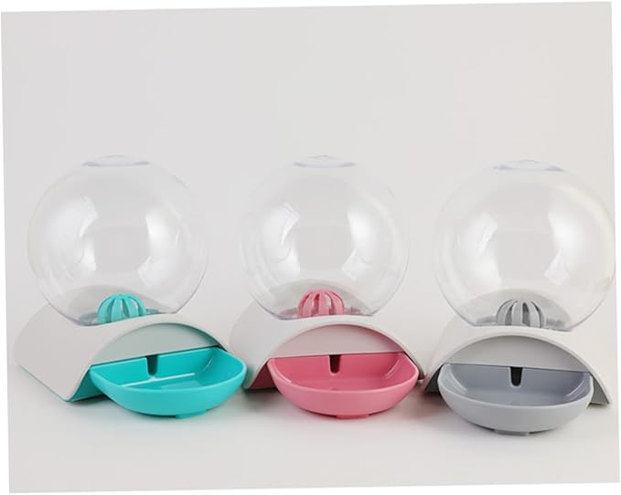 SUPVOX Automatic Pet Water Dispenser Pink Drinking Bowl for Cats and Dogs Durable Design with Smooth Surface Non-Slip Base for Home Decor and Pet Hydration