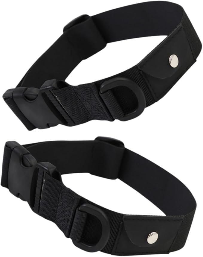 Generic 2Pcs Adjustable Dog Protective Collar with Buckle Comfortable Pet Positioning Collar for Dogs Anti-Lost Safety Gear for Outdoor Use