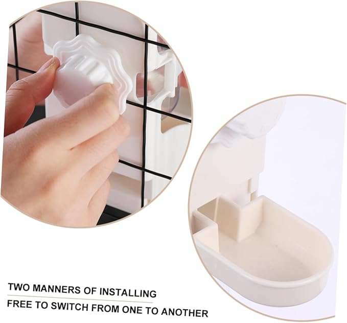 HANABASS Pet Water Feeder for Dogs Automatic Drinking Kettle Gravity Waterer Pet Water Station Leak Design Easy to Use for Dogs Cats