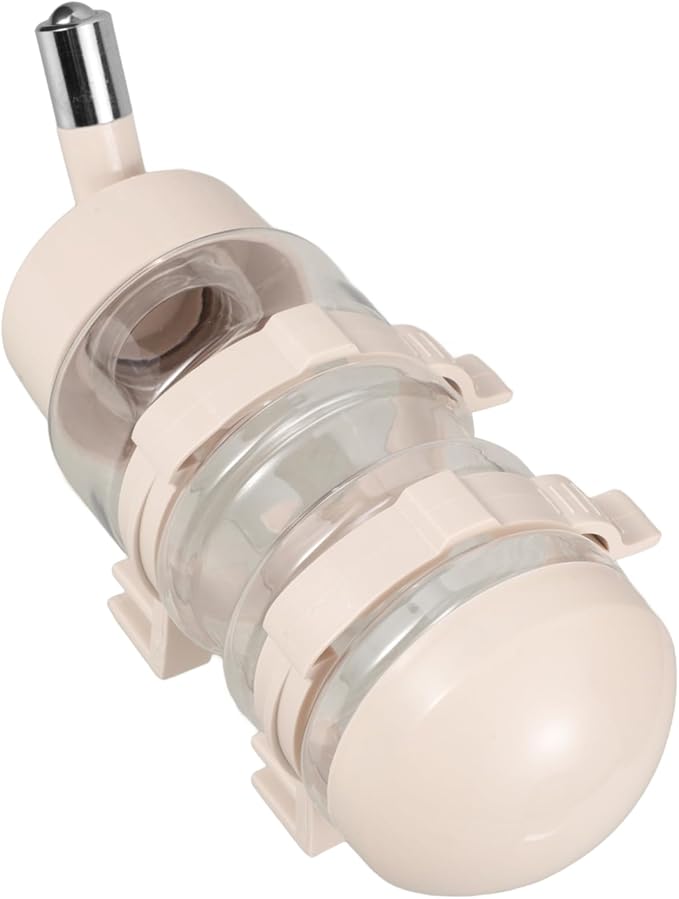 Milisten Automatic Dog Cat Water Dispenser Stainless Steel Hanging Water Bottle Leak-Proof Nozzle PET Feeder for Dogs and Cats 1.5L Capacity