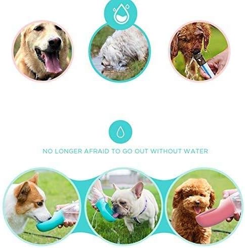 feeders Automatic Feeder Portable Pet Dog Cup Drinker Dog Cat Healthy Water Feeder Pet Travel Cup Straw Drinking Product 350Ml
