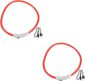 Housoutil 2pcs Dog Collar Pet Glow Collar Led Lights Night Safety Rechargeable for Puppies
