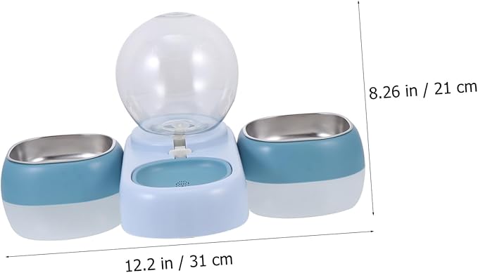 BESPORTBLE Transparent Pet Water Dispenser Automatic Water Feeder for Cats Dogs and Pets Lightweight Abs Design with Easy Clean Features