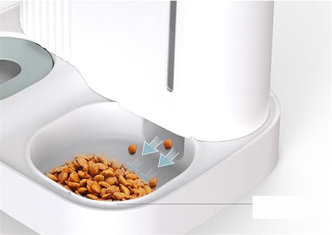 Dual-Use Automatic Pet Feeder & Water Dispenser for Cats & Dogs, Non-Electric Gravity Food & Water Bowl