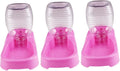 Angoily 3pcs Pet Water Feeder Bowl Creative Automatic Water Dispenser for Dogs and Puppies Smooth Design Safe and Convenient Pet Supplies