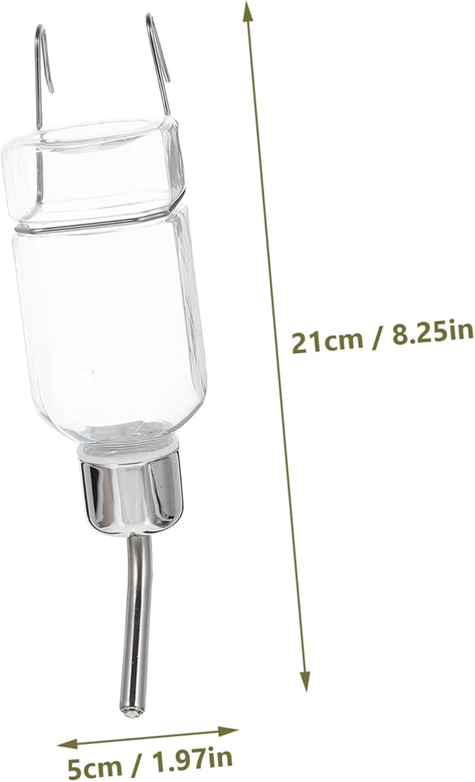 Pet Water Feeder Dispenser Dog Cat Rabbit Water Bottle Automatic Leakproof 21 * 7cm Small Size