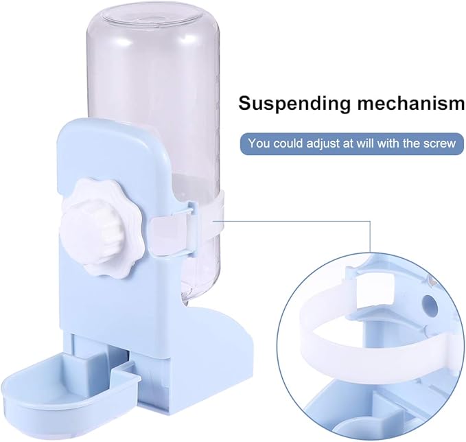 MERRYHAPY 1pc Hanging Waterer for Pets Automatic Water Dispenser Station for Dogs Cats Leak Design for Use